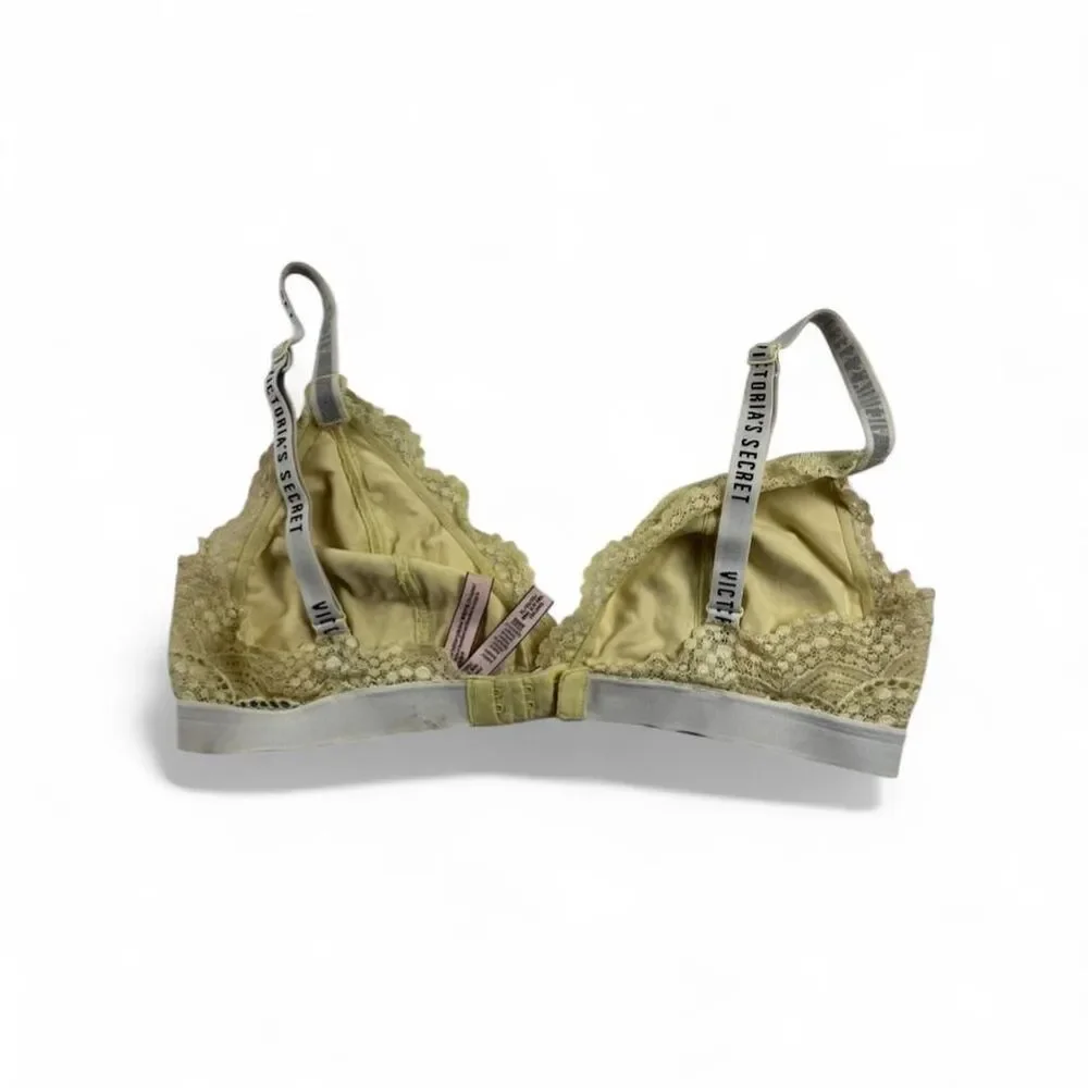 Victoria’s Secret Yellow Lace Bralette – Size XL